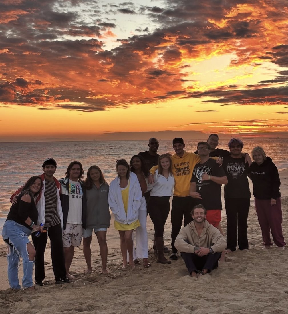 Sunset with the Epic Journey community